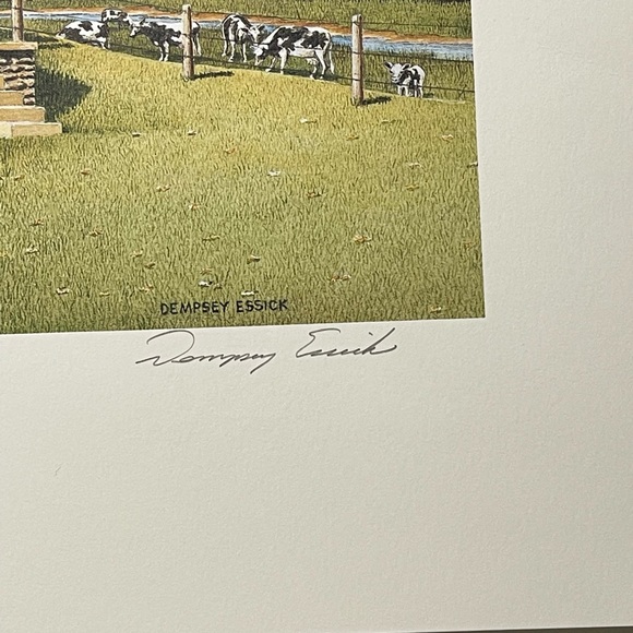 Unframed Dempsey Essick painting print - Picture 3 of 4